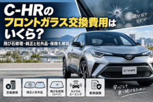 C-HRのフロントガラス交換費用は？純正・社外品の相場を徹底比較